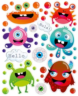 Naplamki DD-45 Monsters - Pasmanteria Naplamki DD-45 Monsters - Pasmanteria - miniaturka - grafika 1