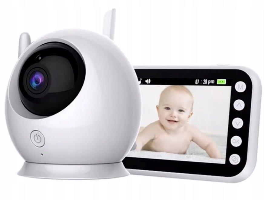 Elektroniczna Niania KAMERA NA ŻYWO LCD Tryb nocny Termometr HD 4,3 ABM100