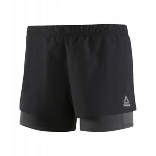 Damskie szorty do biegania Reebok Speedwick Osr 2-1 Xs - Spodenki damskie - miniaturka - grafika 1