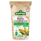 Pieczywo chrupkie - Kupiec Wafle kukurydziane z rozmarynem extra cienkie 105 g (20 sztuk) - miniaturka - grafika 1