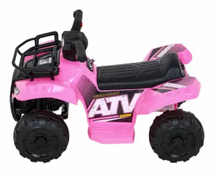Quad Storm na akumulator dla dzieci Różowy + Silnik 25W + MP3 USB + LED - Pojazdy elektryczne dla dzieci - miniaturka - grafika 4