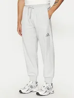 Spodnie sportowe męskie - adidas Spodnie dresowe Elevated ALL SZN Terry Loop IY6582 Szary Loose Fit - miniaturka - grafika 1