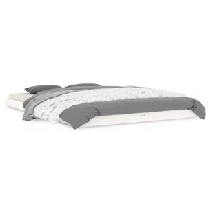 Lumarko Rama łóżka  biała  140x200 cm  lite drewno sosnowe - Łóżka - miniaturka - grafika 3