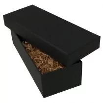 Ziemia Obiecana Pudełko tekturowe kraft 20x8x5.5 cm czarne - Opakowania i torebki na prezenty - miniaturka - grafika 1