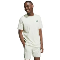Koszulki sportowe męskie - Koszulka męska adidas Essentials Single Jersey Embroidered Small Logo Tee - miniaturka - grafika 1