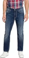 Spodnie męskie - Pioneer Spodnie męskie z 5 kieszeniami, stretch dżinsy, ciemnoniebieskie, Fashion Vintage, 36 W / 32 L, Dark Blue Fashion Vintage, 36W / 32L - miniaturka - grafika 1