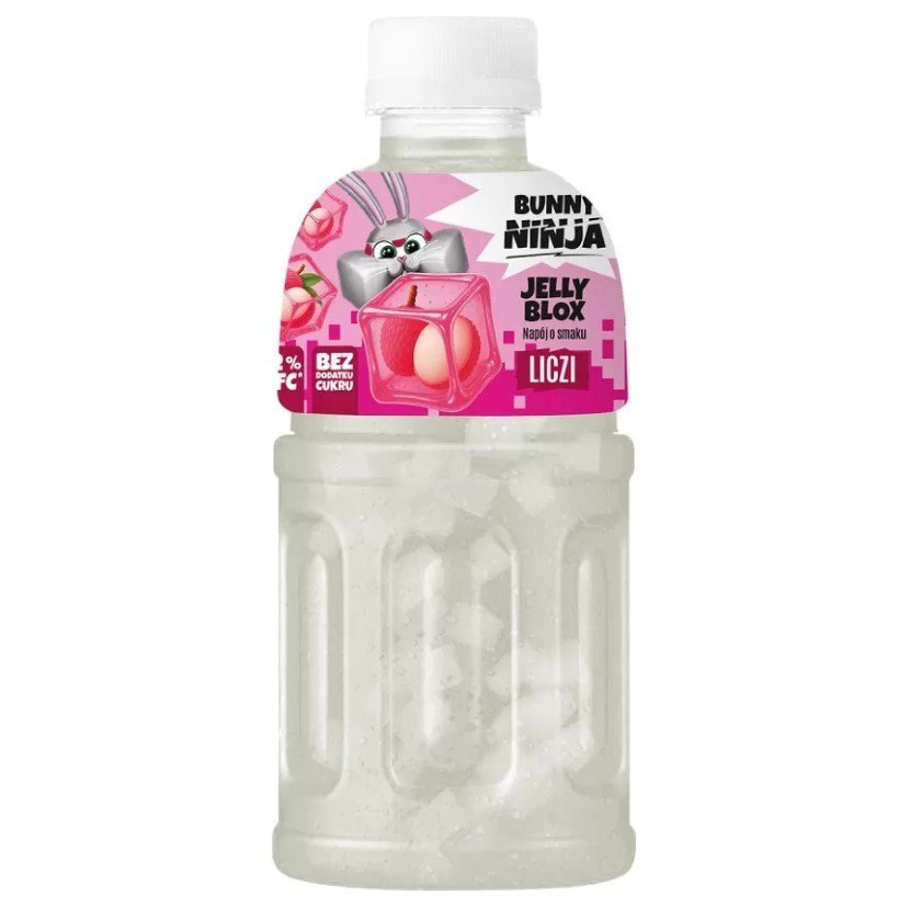 Napój z Sokiem z Liczi NFC Oraz Galaretką Kokosową Bunny Ninja, 320 ml