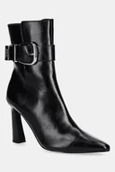 Botki damskie - Steve Madden botki Stashed damskie kolor czarny na słupku 11004780 - miniaturka - grafika 1