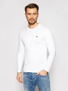 Lacoste Longsleeve TH2040 Biały Regular Fit - Bluzy męskie - miniaturka - grafika 1