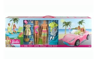 Gigantyczny Zestaw Barbie Z Basenem I Kabrioletem - Domki dla lalek - miniaturka - grafika 1