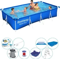 Baseny ogrodowe - Basen Super Deal - Bestway Fast Set 400x211x81 cm Rund - miniaturka - grafika 1