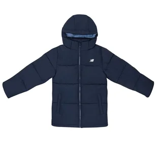 Kurtka New Balance LAKB0043NNY - granatowa - Kurtki i płaszcze dla dziewczynek - miniaturka - grafika 1