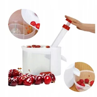 Drylownica Do Wiśni Czereśni Owoców Z Przyssawką - Pozostałe akcesoria kuchenne - miniaturka - grafika 1