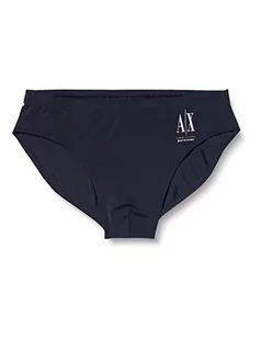 Armani Exchange Męskie majtki kąpielowe Sustainable Fabric, Basics by Armani Swim Briefs, niebieskie granatowe, rozmiar L, Blue Navy, L - Kąpielówki męskie - miniaturka - grafika 1