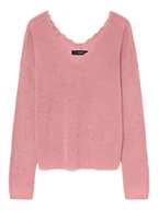 Swetry damskie - Vero Moda Sweter w kolorze jasnoróżowym - miniaturka - grafika 1