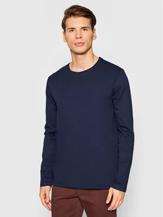 United Colors Of Benetton Longsleeve 3U53J1F05 Granatowy Relaxed Fit - Bluzy męskie - miniaturka - grafika 1