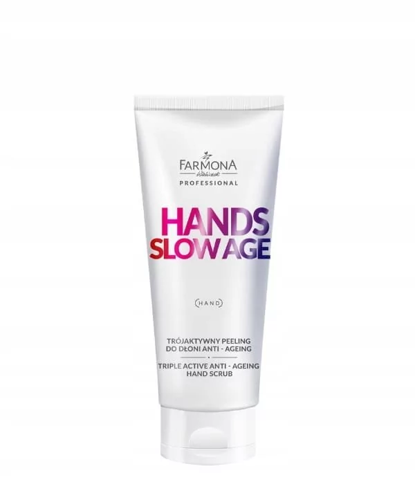 Farmona Professional HANDS SLOW AGE Trójaktywny peeling do dłoni anti ageing 200ml PRO7038