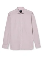 Koszule męskie - Hackett London Męska koszula z nadrukiem Melange Foulard Print, szara/czerwona, 3XL - miniaturka - grafika 1