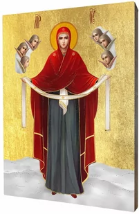 Art Christiana Ikona Matki Bożej orędowniczki, pośredniczki i opiekunki ludzkości ACHI234 - Dewocjonalia - miniaturka - grafika 1