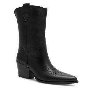 Botki Badura 222FW92 Czarny - Botki damskie - miniaturka - grafika 1