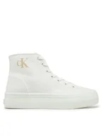 Trampki damskie - Calvin Klein Jeans Trampki YW0YW01764 Biały - miniaturka - grafika 1