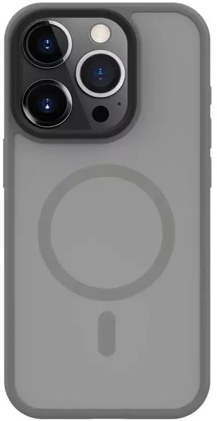 iLike Etui na telefon Tylny pokrowiec Connect Apple iPhone 15 Pro Max Hybrid Case With Magnetic PC+TPU Silver CONAPP15PMHCMS