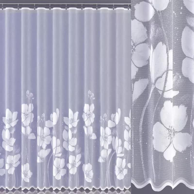 Firanka żakardowa metrażowa wys. 170 cm Sakena 624836 biała