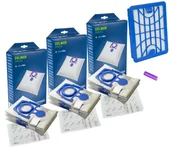 Worki do odkurzaczy - Worki do odkurzacza Zelmer Odyssey Meteor 2 Elf 49.4000 ZMB02K 12 szt + Filtr do odkurzacza HEPA - miniaturka - grafika 1