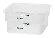 Pojemniki kuchenne - Cambro POJEMNIK NA ŻYWNOŚĆ Z POLIPROPYLENU CAMSQUARE® 1,9 l - miniaturka - grafika 1
