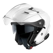 Akcesoria motocyklowe - Sena Outstar S Smart kask motocyklowy ze zintegrowanym interkomem Bluetooth i łącznością ze smartfonem (biały, S) - miniaturka - grafika 1