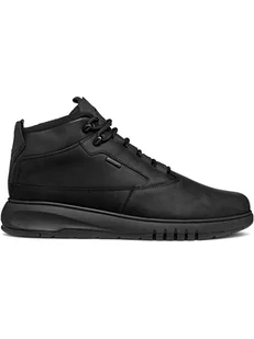 Geox Sneakersy "Aerantis" w kolorze czarnym - Trampki męskie - miniaturka - grafika 1