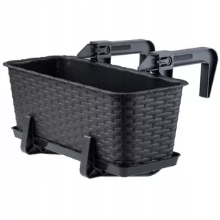 Doniczka Balkonowa Skrzynka Uchwyty Podstawka 40Cm - Donice Doniczka Balkonowa Skrzynka Uchwyty Podstawka 40Cm - Donice - miniaturka - grafika 1