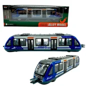 Samochody i pojazdy dla dzieci - TRAMWAJ napęd WAGON TRAMWAJOWY 20 cm modern NOWOCZESNY możliwość łączenia - miniaturka - grafika 1