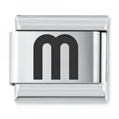 Charmsy - Murrano ITALIAN CHARMS Litera "M" IH-019 - miniaturka - grafika 1