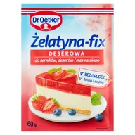 Bakalie - Dr. Oetker Żelatyna-fix deserowa 60 g Dr. Oetker - miniaturka - grafika 1