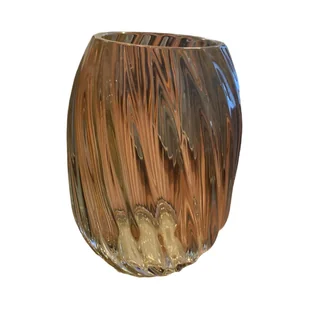 Wazon świecznik szklany mały dekoracyjny przezroczysty - Świeczniki - miniaturka - grafika 1