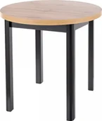 Stoły - STÓŁ ADAM DĄB ARTISAN / CZARNY FI 80 - miniaturka - grafika 1