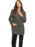 Kurtki damskie - Heine Płaszcz przejściowy w kolorze szaro-czarnym - miniaturka - grafika 1