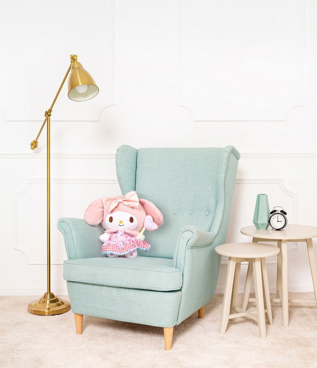 DUŻY MIŚ PLUSZOWY BAJKA HELLO KITTY MY MELODY LIZAK Z SERCEM - 40CM