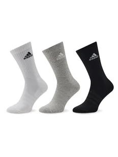 adidas Zestaw 3 par wysokich skarpet unisex Cushioned Crew IC1311 Kolorowy - Skarpetki damskie - miniaturka - grafika 1