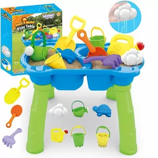 WOOPIE Stolik Wodny 2w1 Piaskownica 9 akc. - Place zabaw - miniaturka - grafika 1