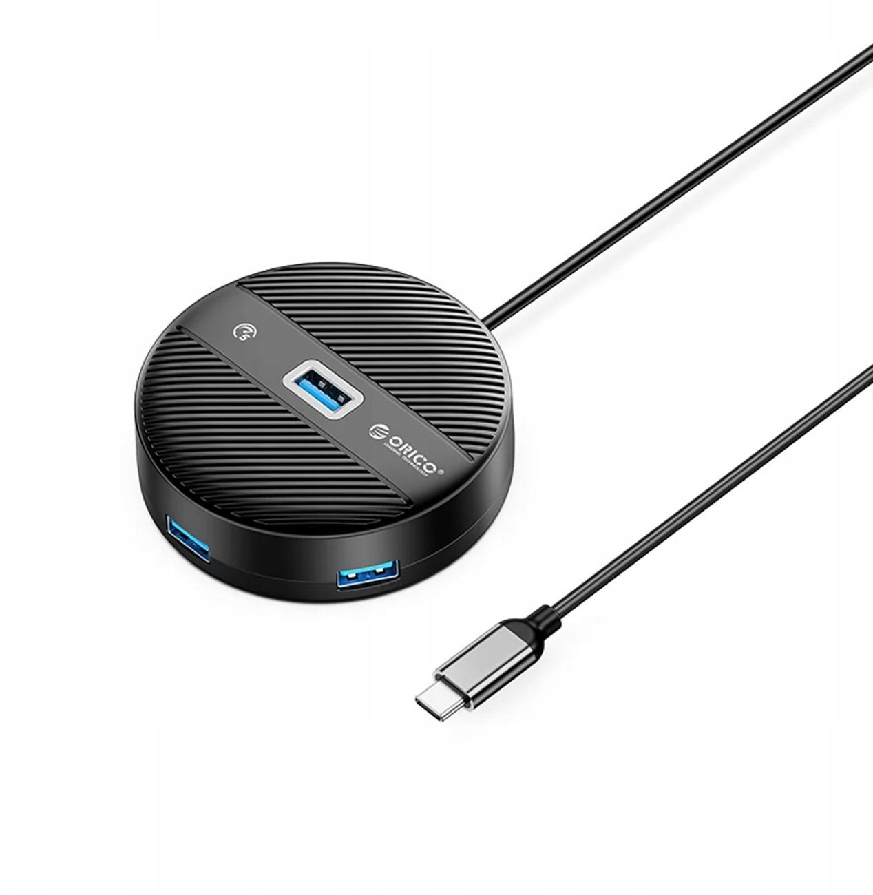 HUB USB Orico 4-portowy 1x USB-A 3.0 3x USB-A 2.0 0,3 m YS1-C2 - czarny 6941788806986