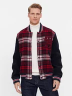 Kurtki męskie - Tommy Hilfiger Kurtka bomber Varsity MW0MW34023 Czerwony Regular Fit - miniaturka - grafika 1