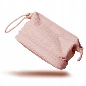 Kosmetyczki, organizery i kuferki - Kosmetyczka damska, wodoodporna Abiudeng, różowa - miniaturka - grafika 1