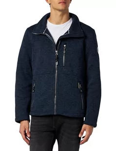 boundry Philon męska kurtka polarowa, Granatowy melanż morski, XXL - Kurtki męskie - miniaturka - grafika 1