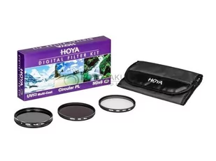 Hoya zestaw UV HMC (C), PL-CIR ,NDX8 46mm - Akcesoria fotograficzne - miniaturka - grafika 1