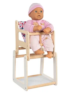 Goki Krzesełko 2w1 dla lalek - 3+ - Akcesoria dla lalek - miniaturka - grafika 1