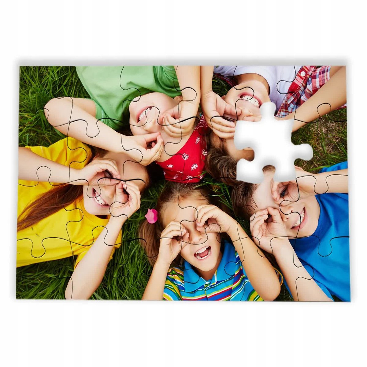 FOTO PUZZLE Nadruk Twoje Zdjęcie Własnym Nadrukiem Na Prezent DZIEŃ DZIECKA