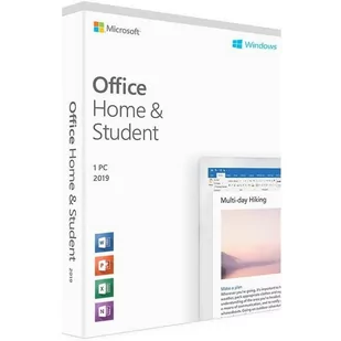 Microsoft Office 2019 dla użytkowników Domowych i Uczniów WIN 32/64 Bit - klucz (Key) - PROMOCJA - Faktura VAT/NOWY - Programy biurowe - miniaturka - grafika 1