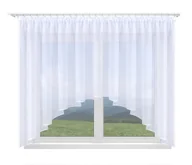 Firany - FIRANA GOTOWA 400X180, ŁUK, BIAŁY WOAL, LAMÓWKA - miniaturka - grafika 1